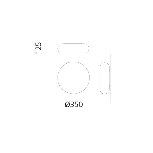 Itka 35 Wall / Ceiling Light