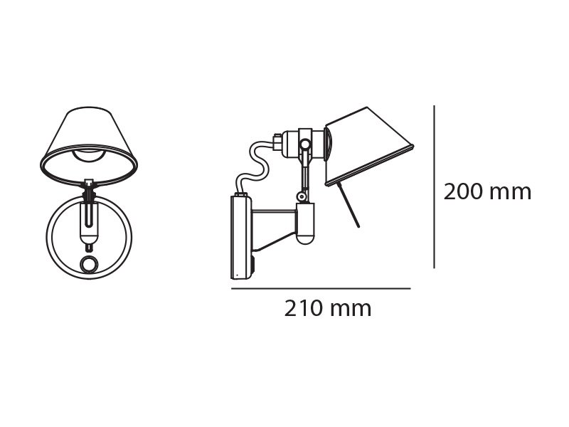 Tolomeo Micro Faretto Wall Light